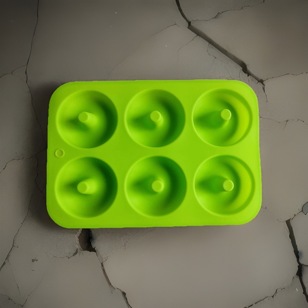 2 Pcs Donut Mold Baking Pan - Non Stick for Donuts Bagels - Silicone
